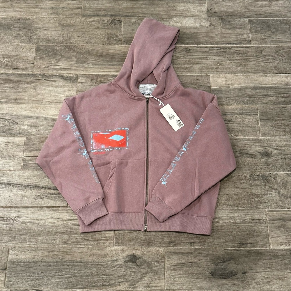 Jungles California Purple Zip-Up Hoodie BNIB